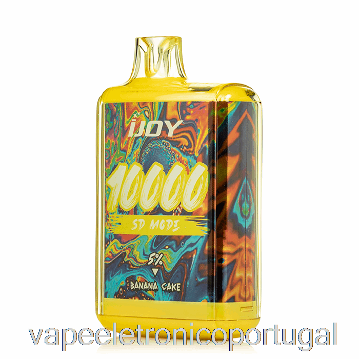 Vape Eletrônico Ijoy Bar Sd10000 Bolo De Banana Descartável